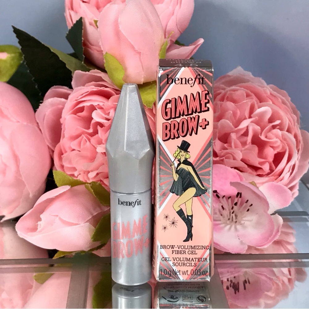 🔴 3/$15! Benefit Gimme Brow+ Volumizing Eyebrow Gel Mini 4.5 Deep Brown *BNIB